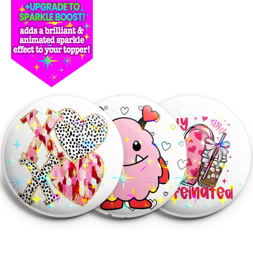 XO Love Squad Topper 3-Pack (Save 5%) - - Topperswap
