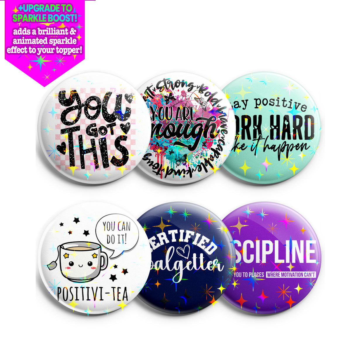 Uplifting Six Topper 6-Pack (Save 15%) - - Topperswap