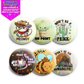 Western Whimsy Topper 6-Pack (Save 15%)