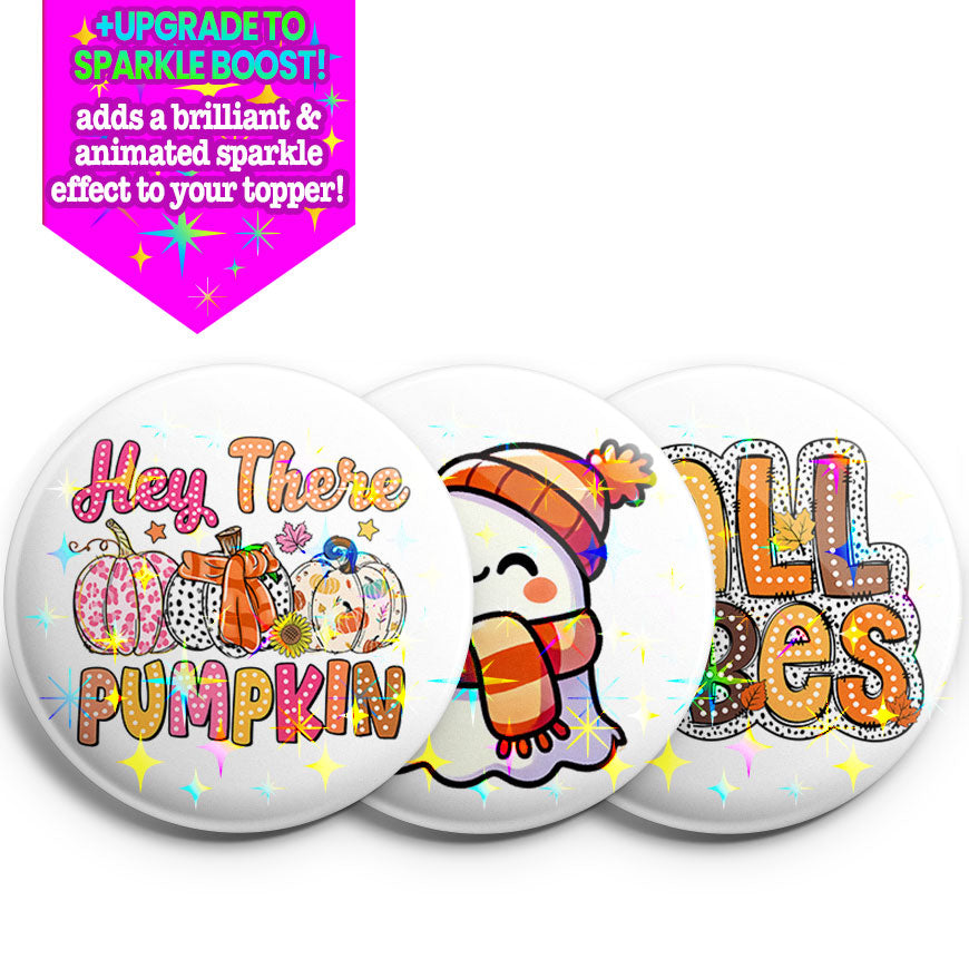 Pumpkin Patch Cuties Topper 3-Pack (Save 5%) - - Topperswap