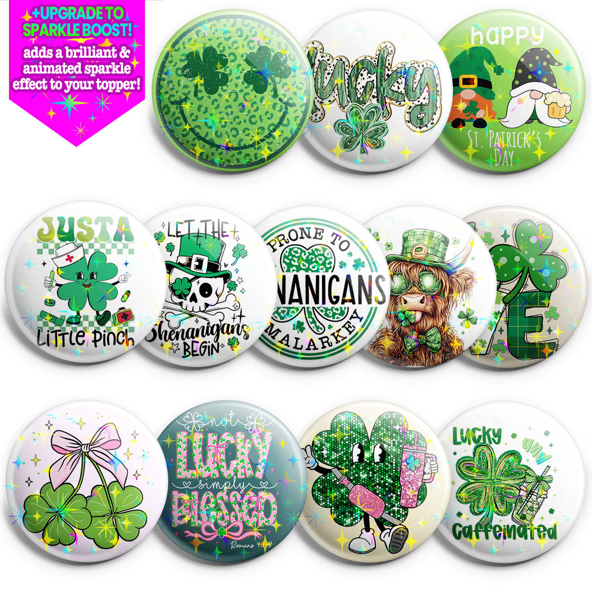 Ultimate St. Patrick’s Topper 12-Pack (Save 20%) - - Topperswap