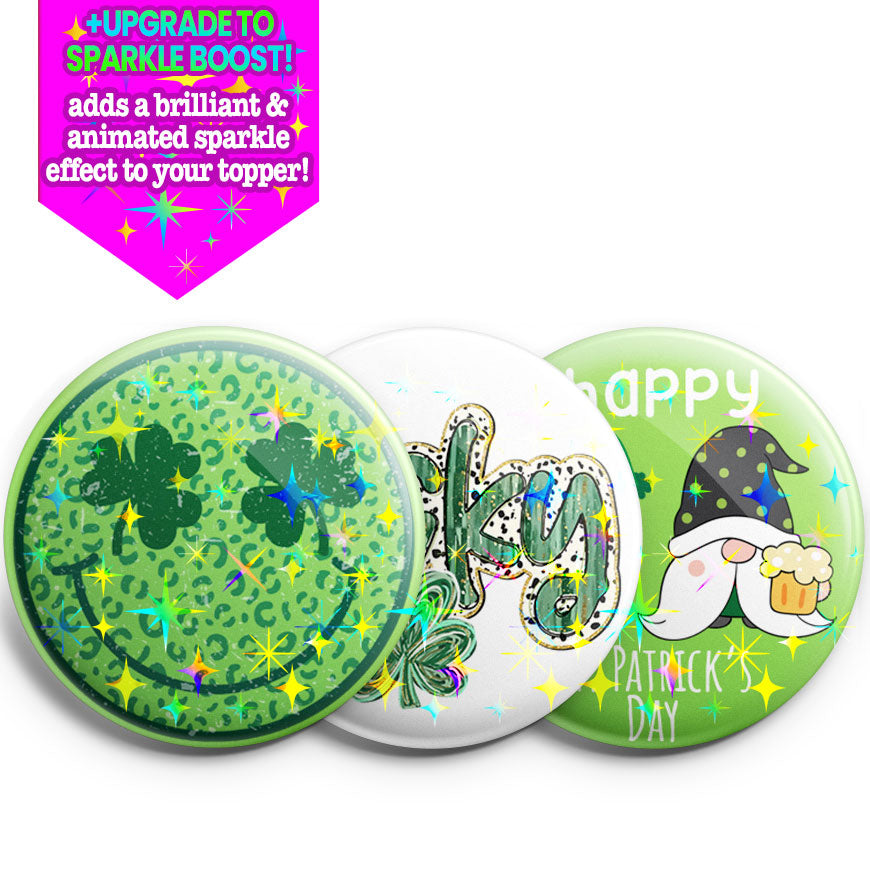 Shamrock Smiles Topper 3-Pack (Save 5%) - - Topperswap