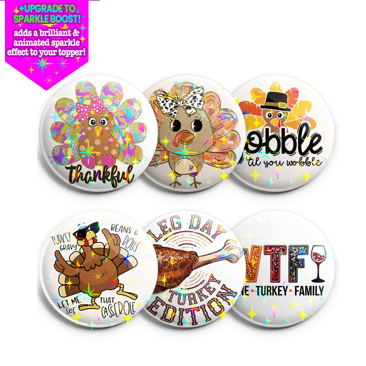 Til You Wobble Topper 6-Pack (Save 15%) - - Topperswap
