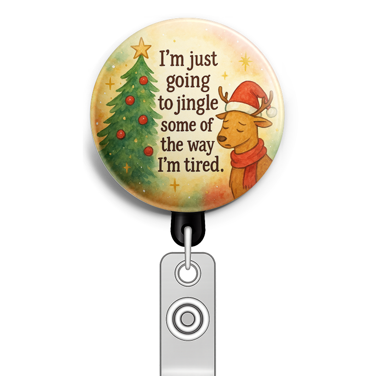 Custom Design – An outdoor christmas atmosphere with text "I'm just going to… - - Topperswap