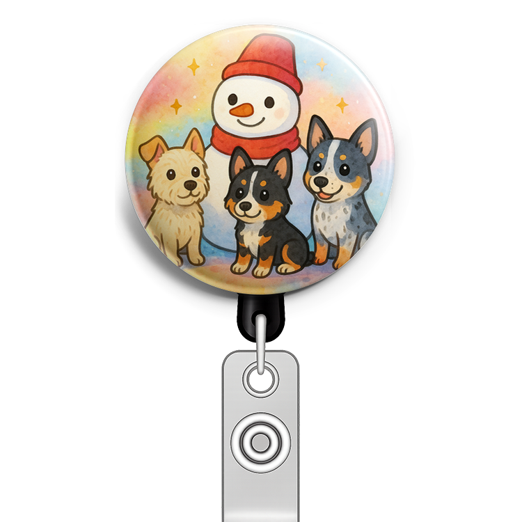 Custom Design – My pet and a snowman - Topper