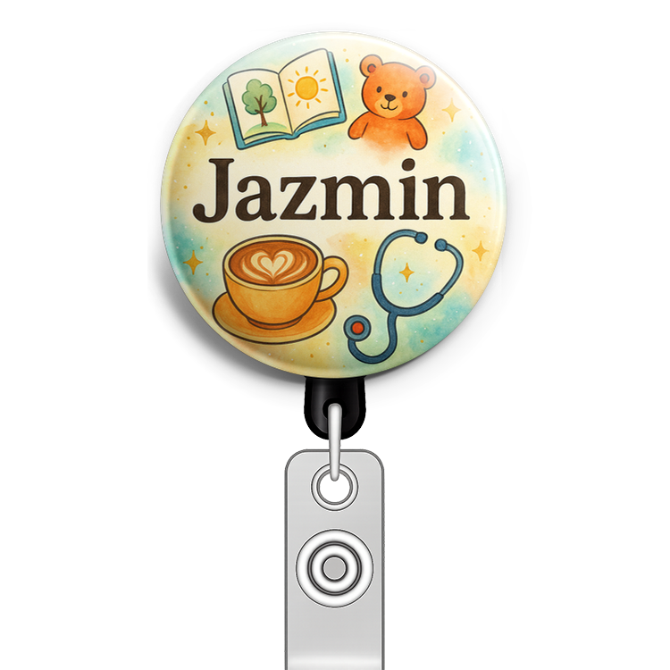 Custom Design – A personalized design prominently featuring the name "Jazmin… - Topper