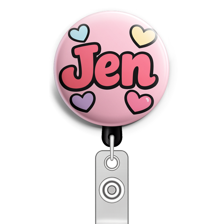 Custom Design – Create a circular badge design with the name 'Jen' as the ma… - - Topperswap