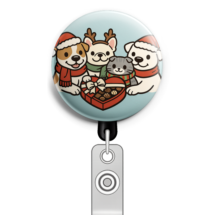 Custom Design – Create a circular design featuring four endearing pets in ho… - - Topperswap