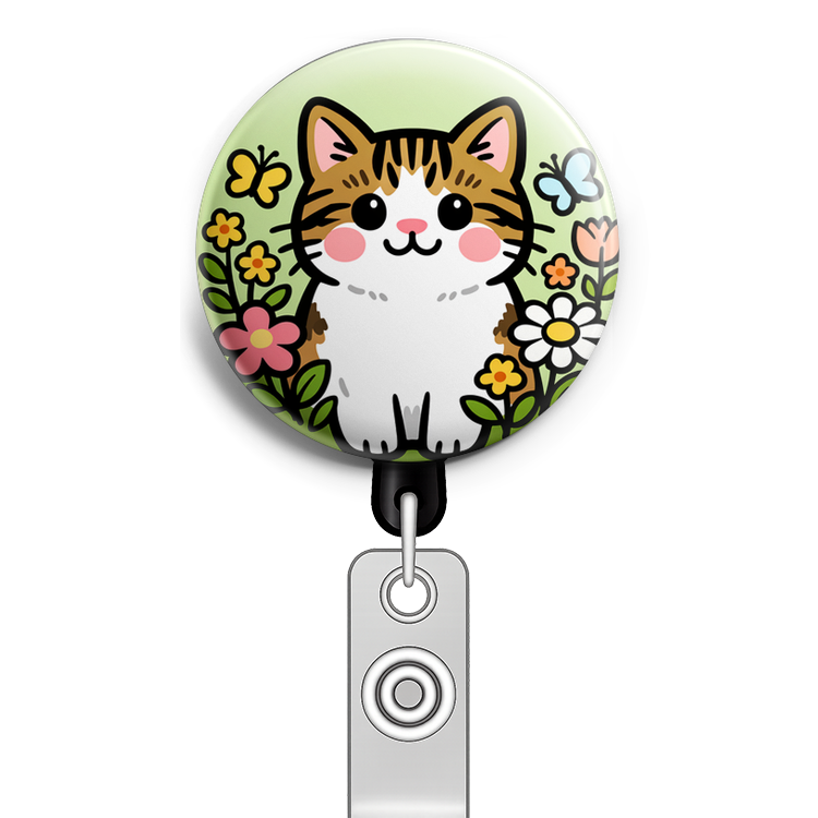 Create a cute, circular badge design featuring Jerry, a Dome… - Badge Reel