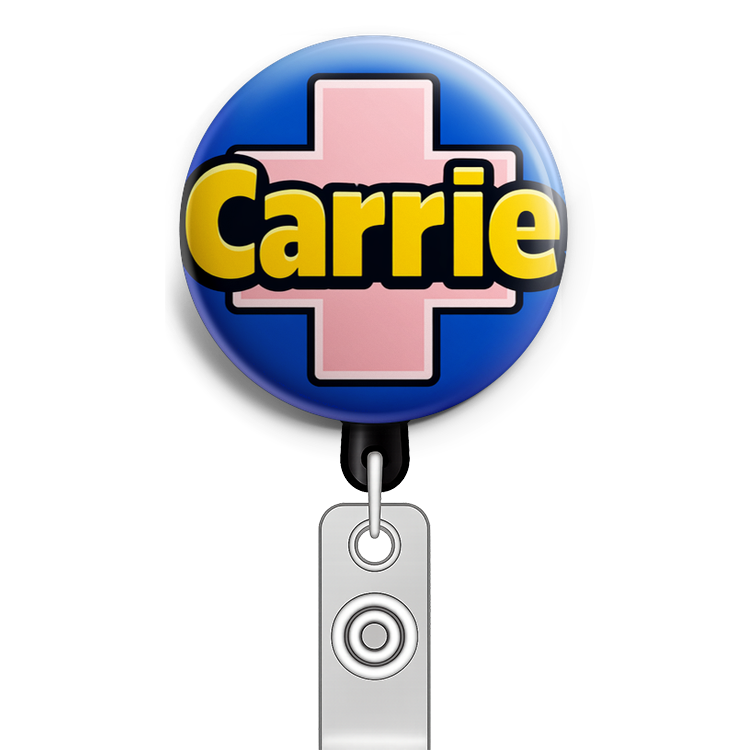 Custom Design – Create a circular design for a badge reel featuring the name… - - Topperswap