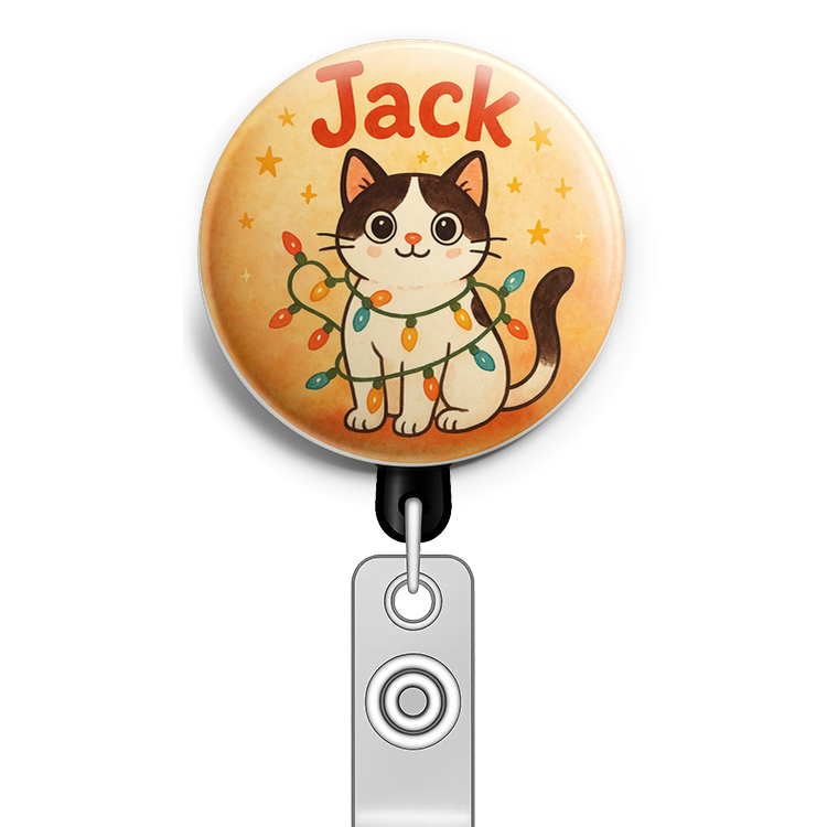 Custom Design – Jack wrapped in twinkling Christmas lights - Topper