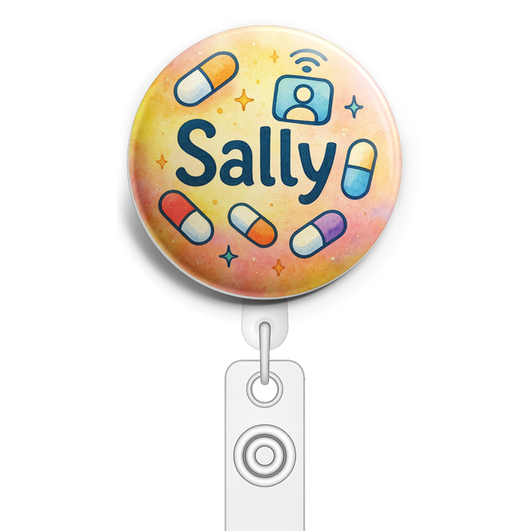 Custom Design – A personalized design prominently featuring the name "Sally"… - Topper
