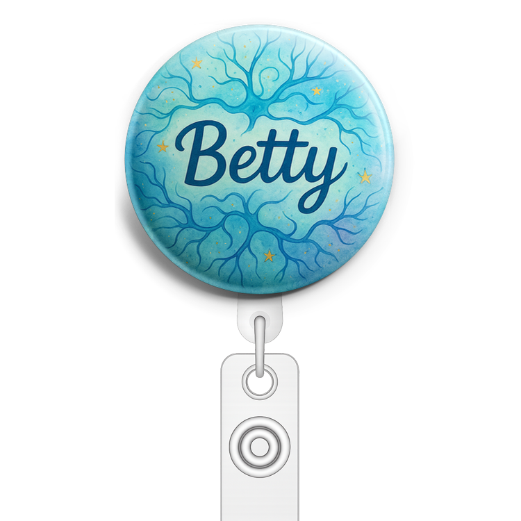 Custom Design – A personalized design prominently featuring the name "Betty"… - Topper