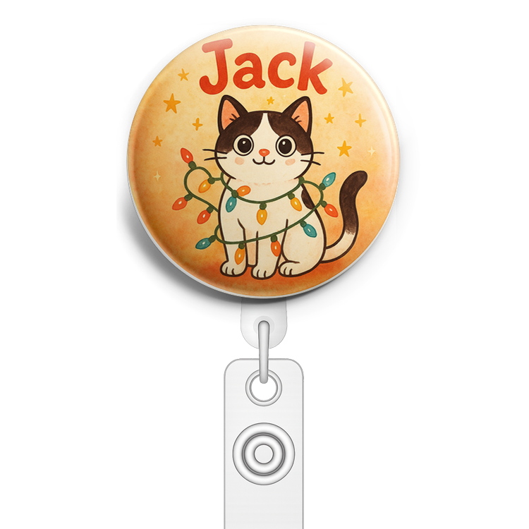 Custom Design – Jack wrapped in twinkling Christmas lights - Topper