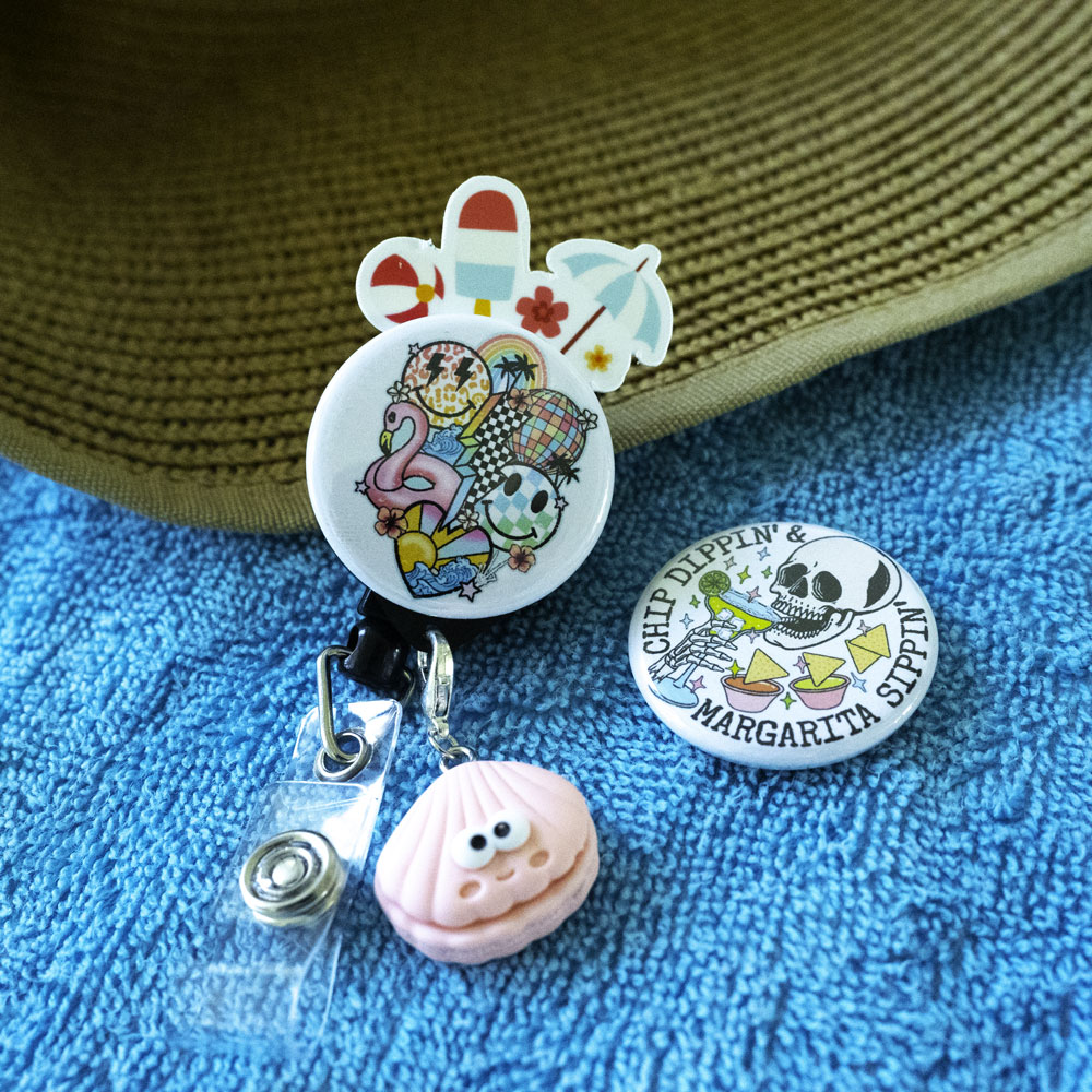 Blinky the Bivalve Badge Reel Add-on - - Topperswap