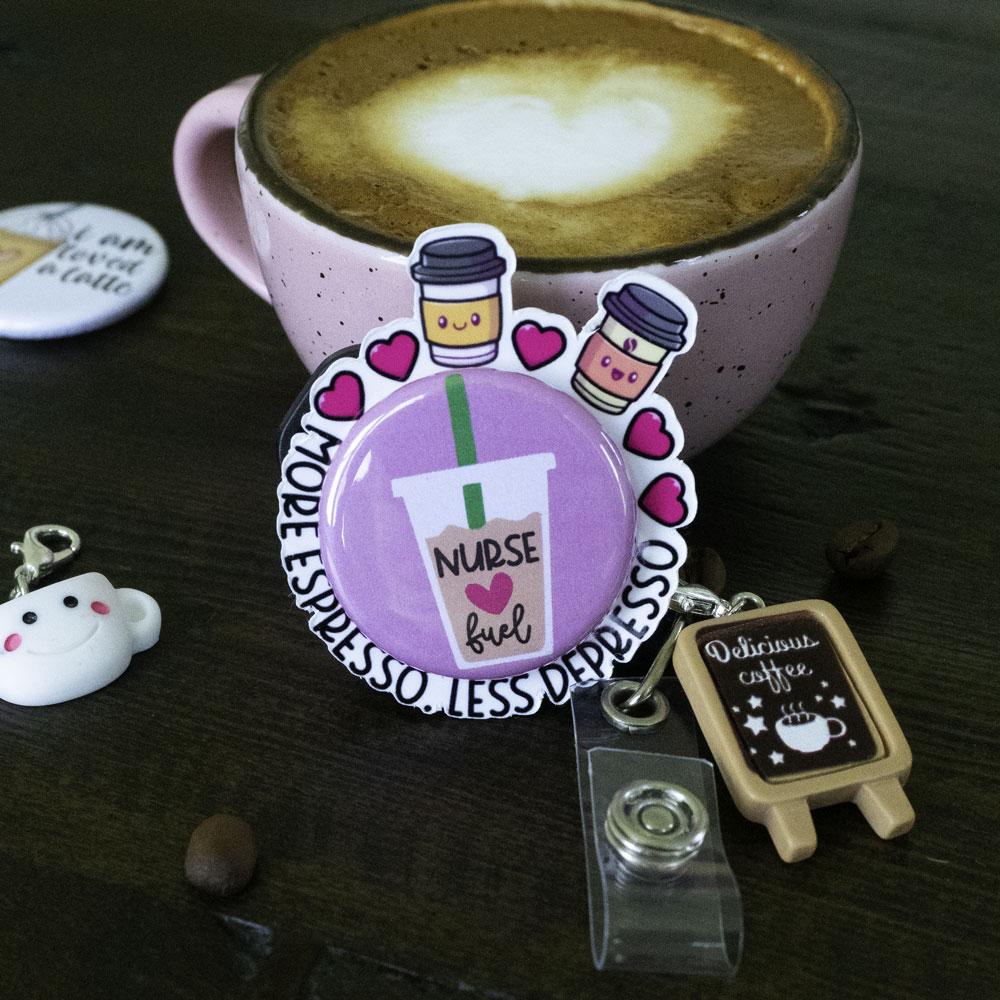 Delicious Coffee Sign Badge Reel Add-on - - Topperswap
