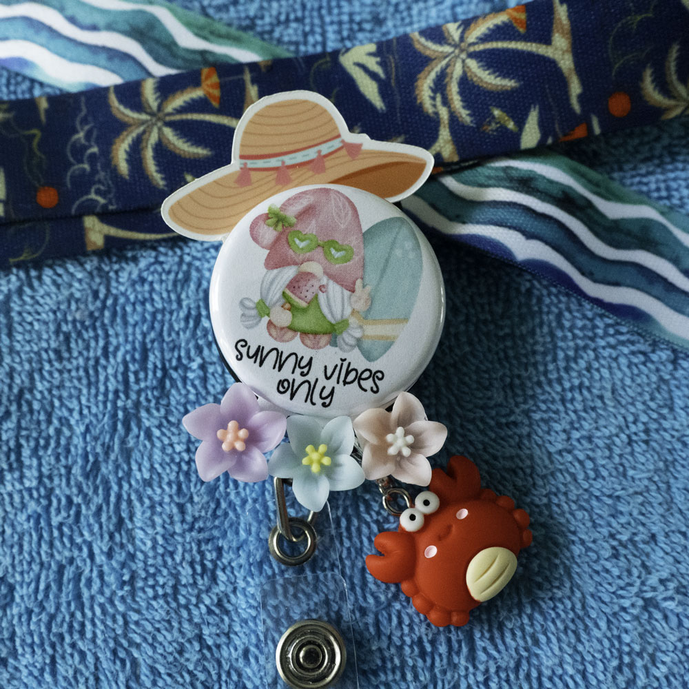 Summer Beach Hat Swapfinity Swapper Frame - - Topperswap