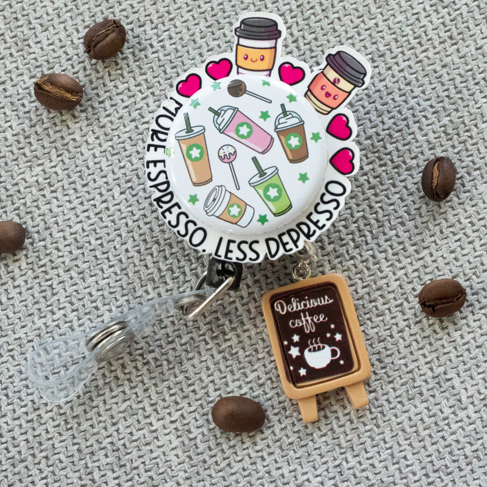 Delicious Coffee Sign Badge Reel Add-on - - Topperswap