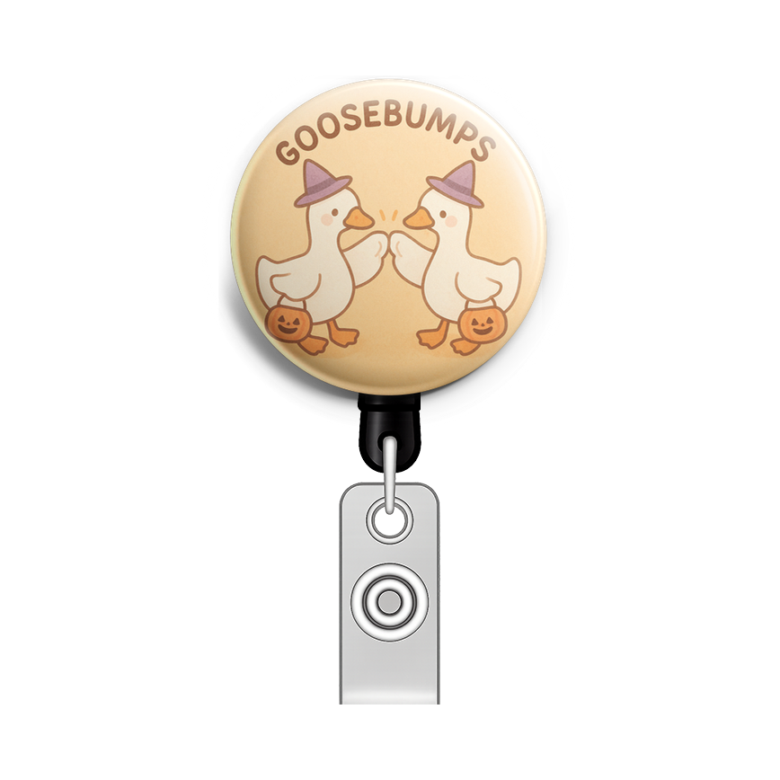 Custom Design – Two Geese giving eachother fist bumps with halloween hats an… - - Topperswap