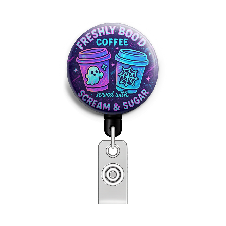 Custom Design – 2 yummy latte to-go cups with ghosts and spider web stickers… - - Topperswap