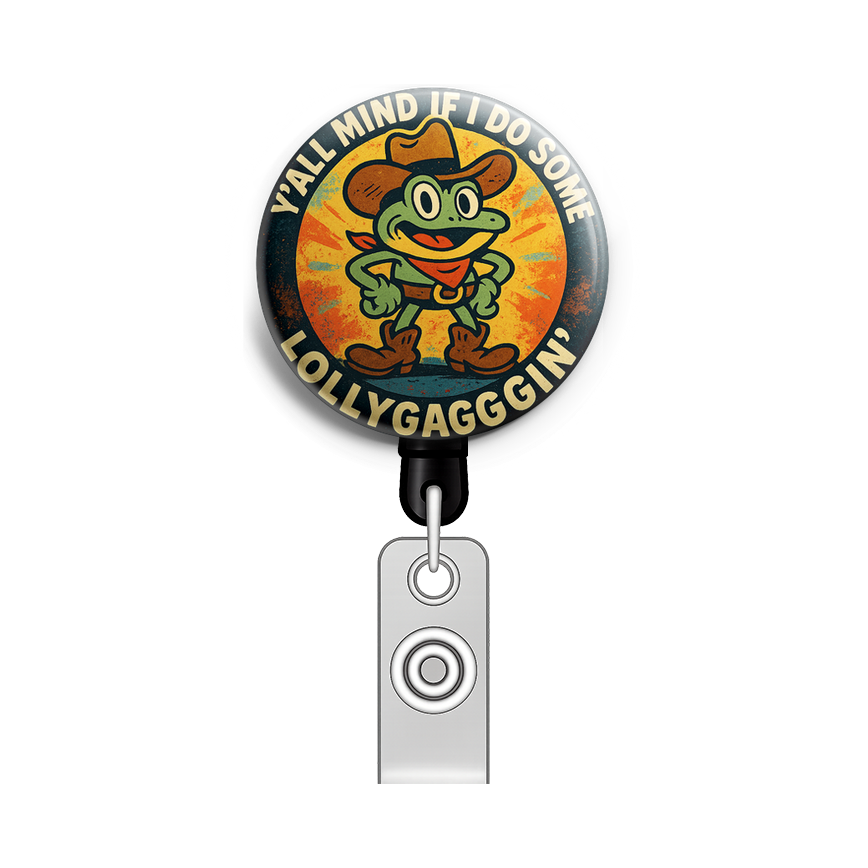 Custom Design – Cartoon cowboy frog with hat and boots, hands on hips in a c… - - Topperswap