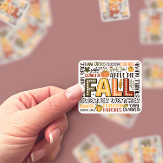 Fall Festivities Collage Sticker