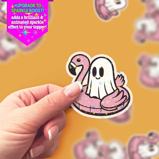 Ghost Halloween Sticker