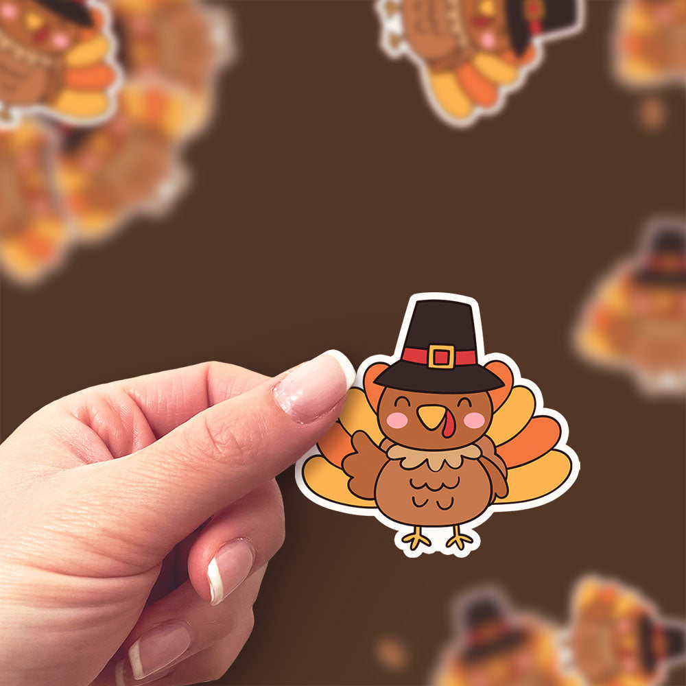 Pilgrim Turkey Sticker - Classic Shine - Topperswap