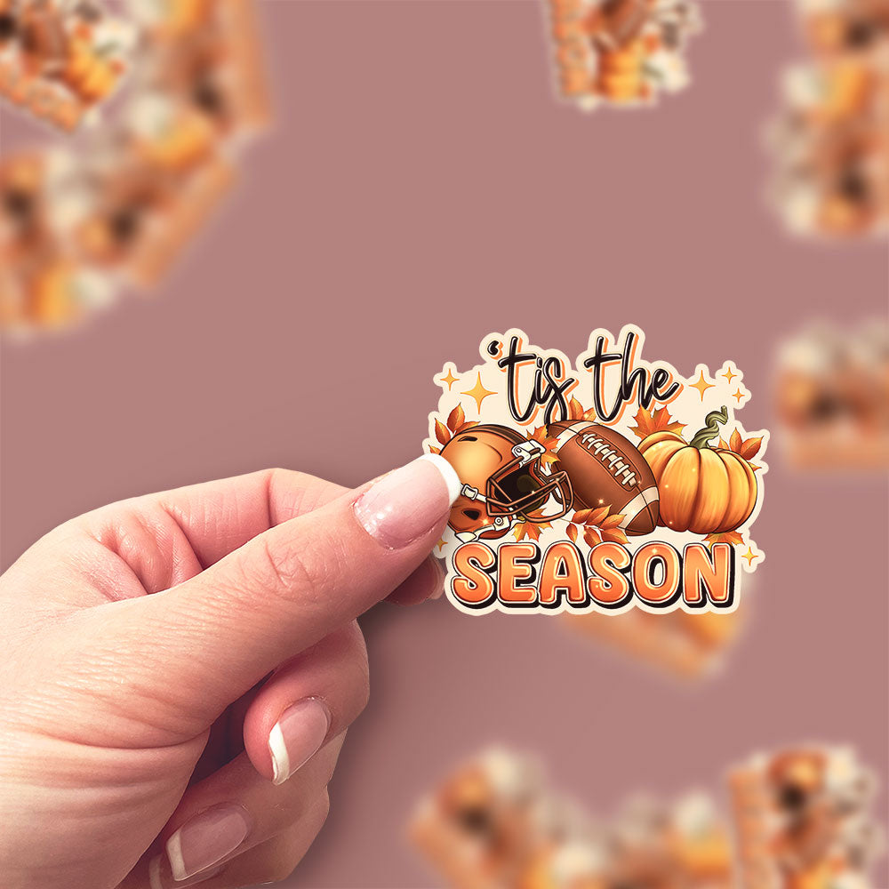 Game Day Pumpkin Sticker - Classic Shine - Topperswap