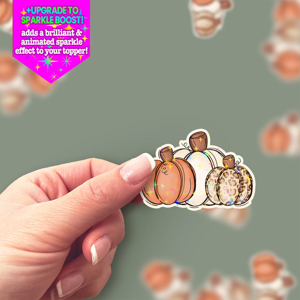 Chic Pumpkins Sticker - Make it Sparkle - Topperswap