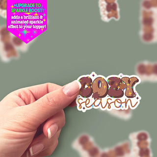 Cozy Season Vibes Sticker