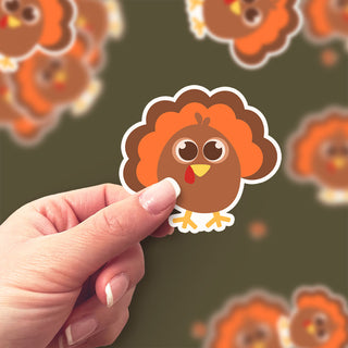 Turkey Time Cutie Sticker