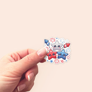 Patriotic Stars Sticker