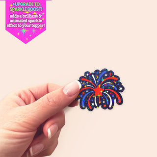 4th of July Fireworks Frenzy Sticker