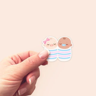 Swaddle Babies 2 Sticker