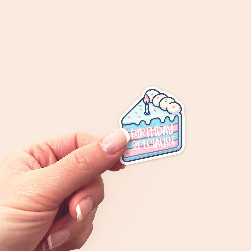 Birthday Specialist Sticker - Classic Shine - Topperswap