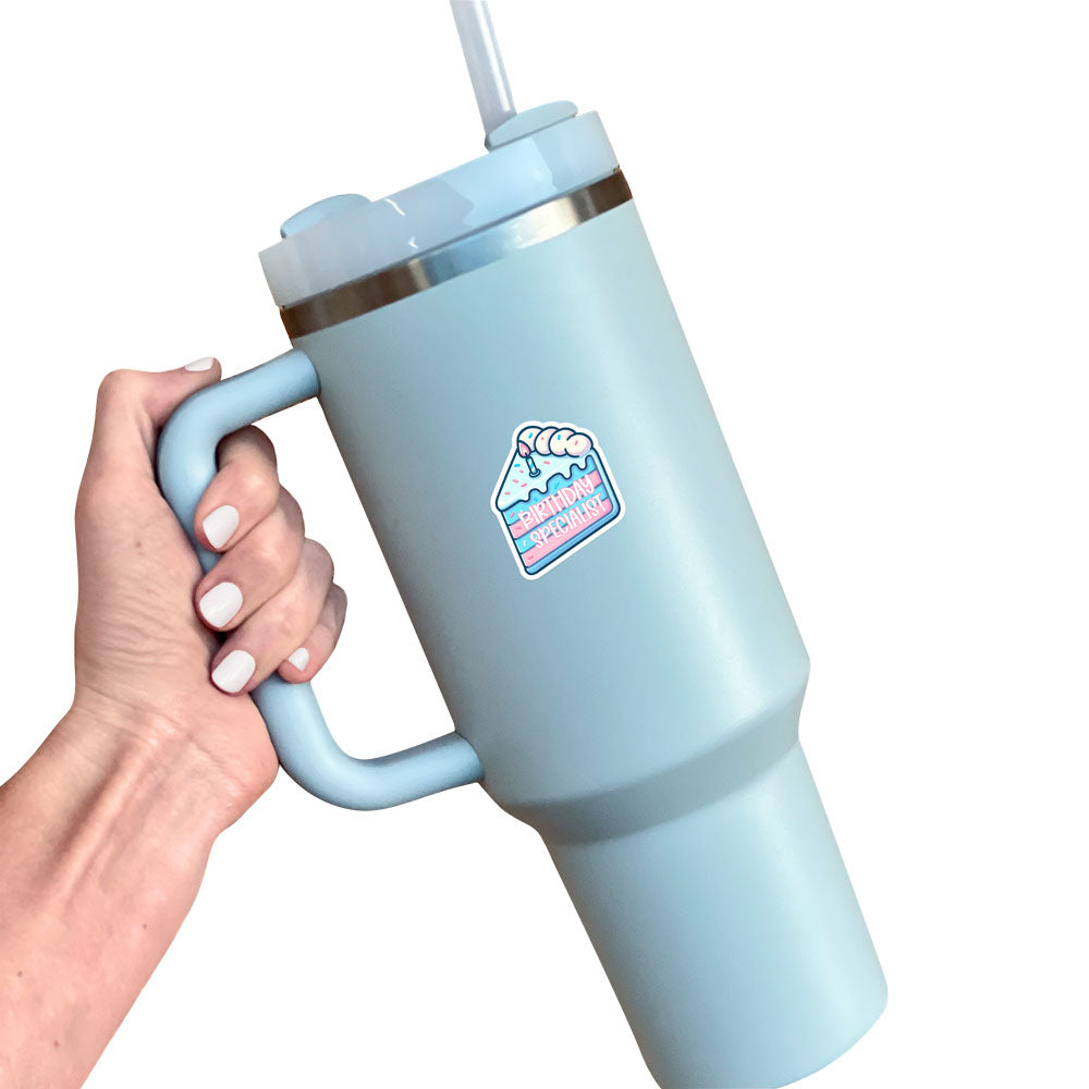 Birthday Specialist Sticker - - Topperswap