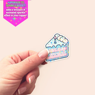 Birthday Specialist Sticker