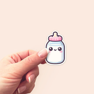 NICU Smiling Baby Bottle Sticker