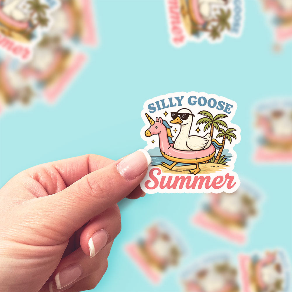 Silly Goose Summer Sticker - Classic Shine - Topperswap