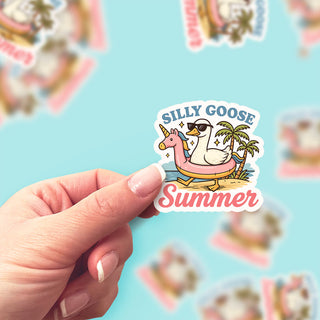 Silly Goose Summer Sticker