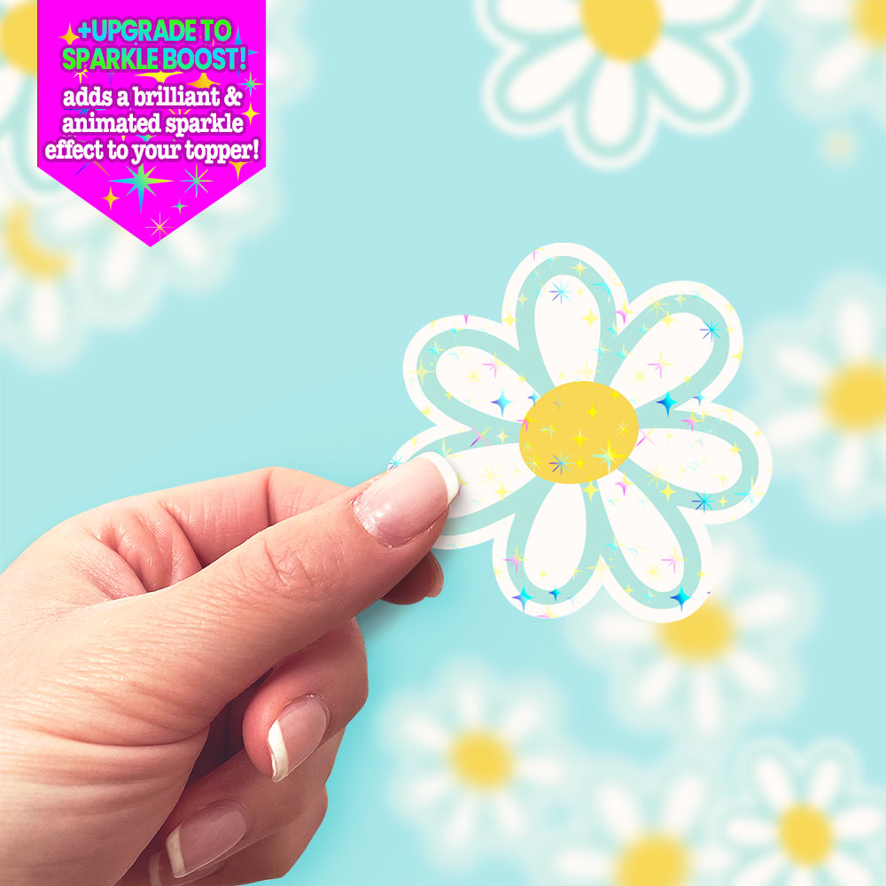 Daisy Delight Sticker - Make it Sparkle - Topperswap