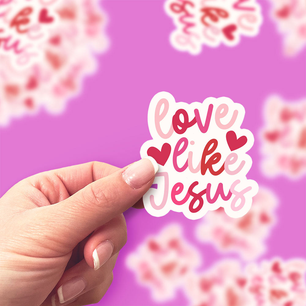 Love Like Jesus Sticker - - Topperswap