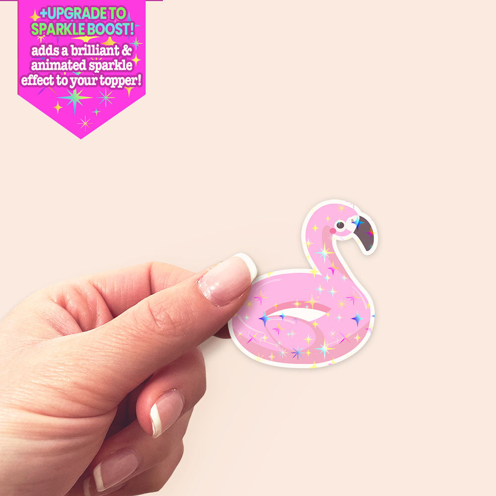 Flamazing Flamingo Sticker - - Topperswap