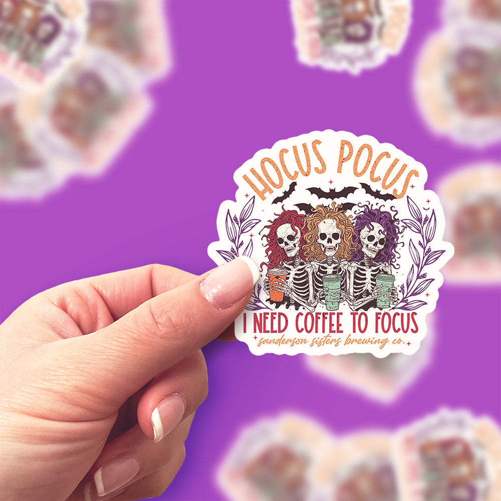 Three Coffee Sisters Sticker - Classic Shine - Topperswap