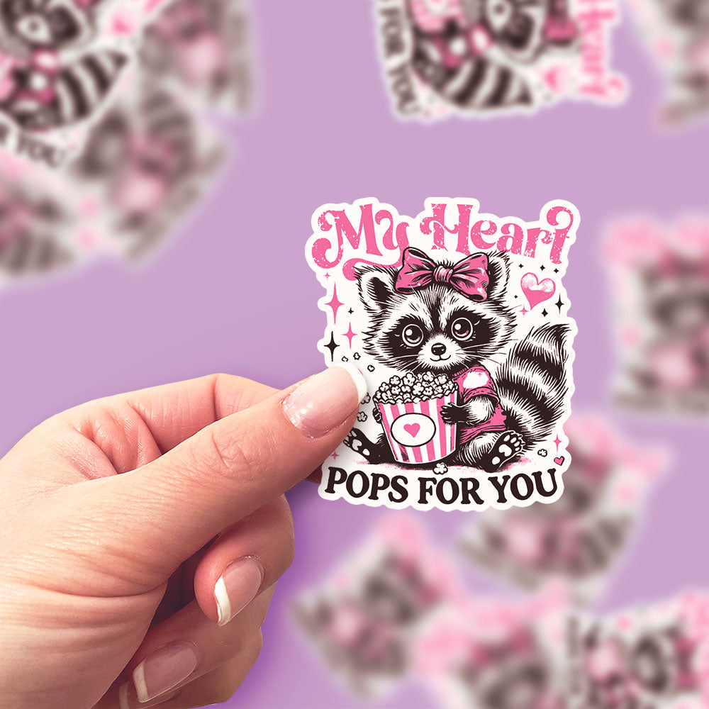 My Heart Pops for You Sticker - - Topperswap