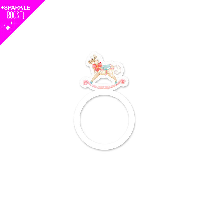 Rocking Horse Pastel Parade with Brilliant Sparkle Boost Swapper - - Topperswap