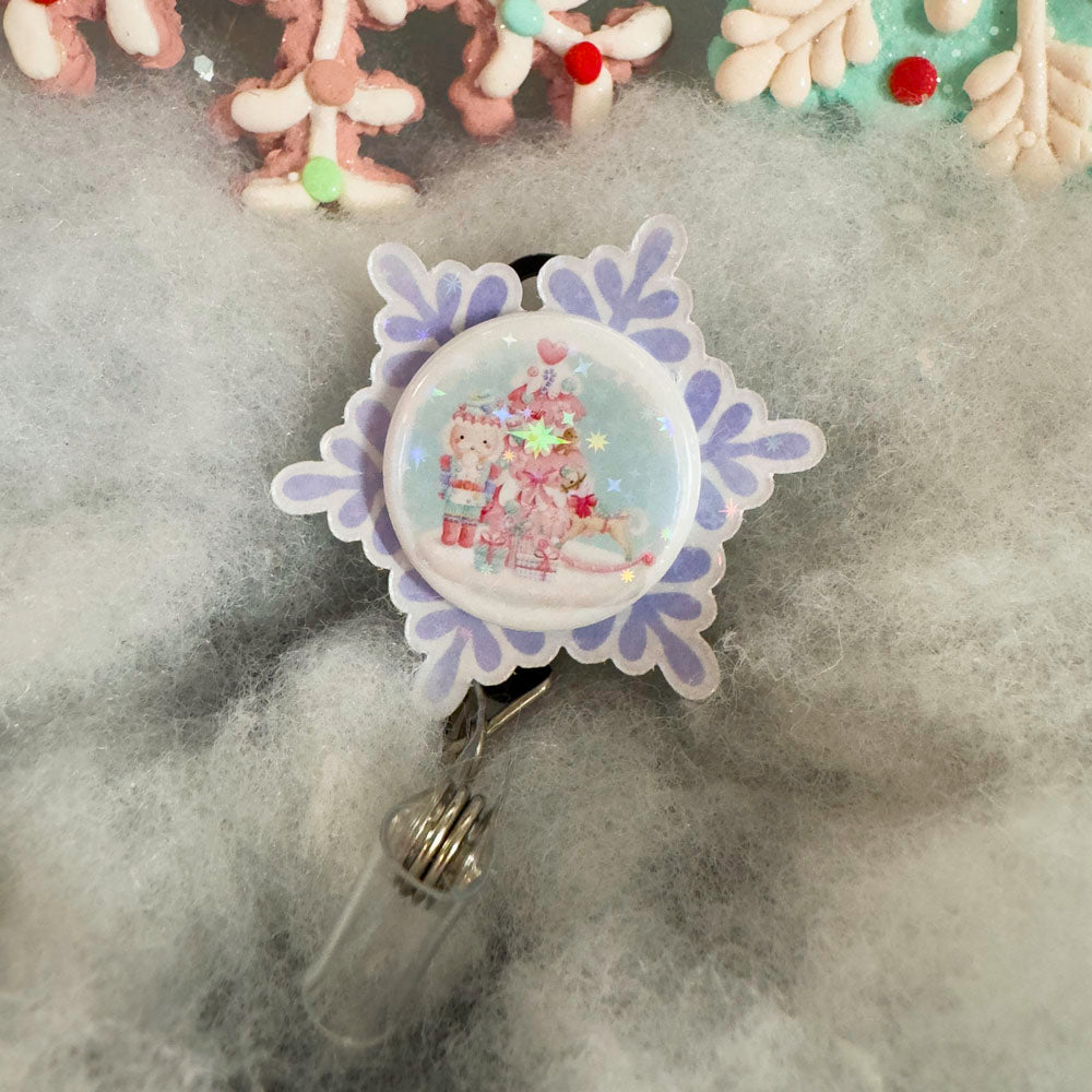 Lavender Frost Snowflake with Brilliant Sparkle Boost Swapper - - Topperswap