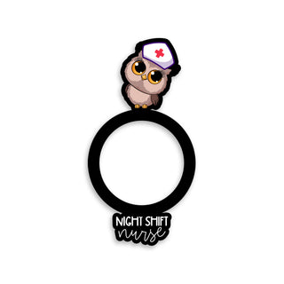 Night Shift Nurse Owl Swapfinity Swapper Frame