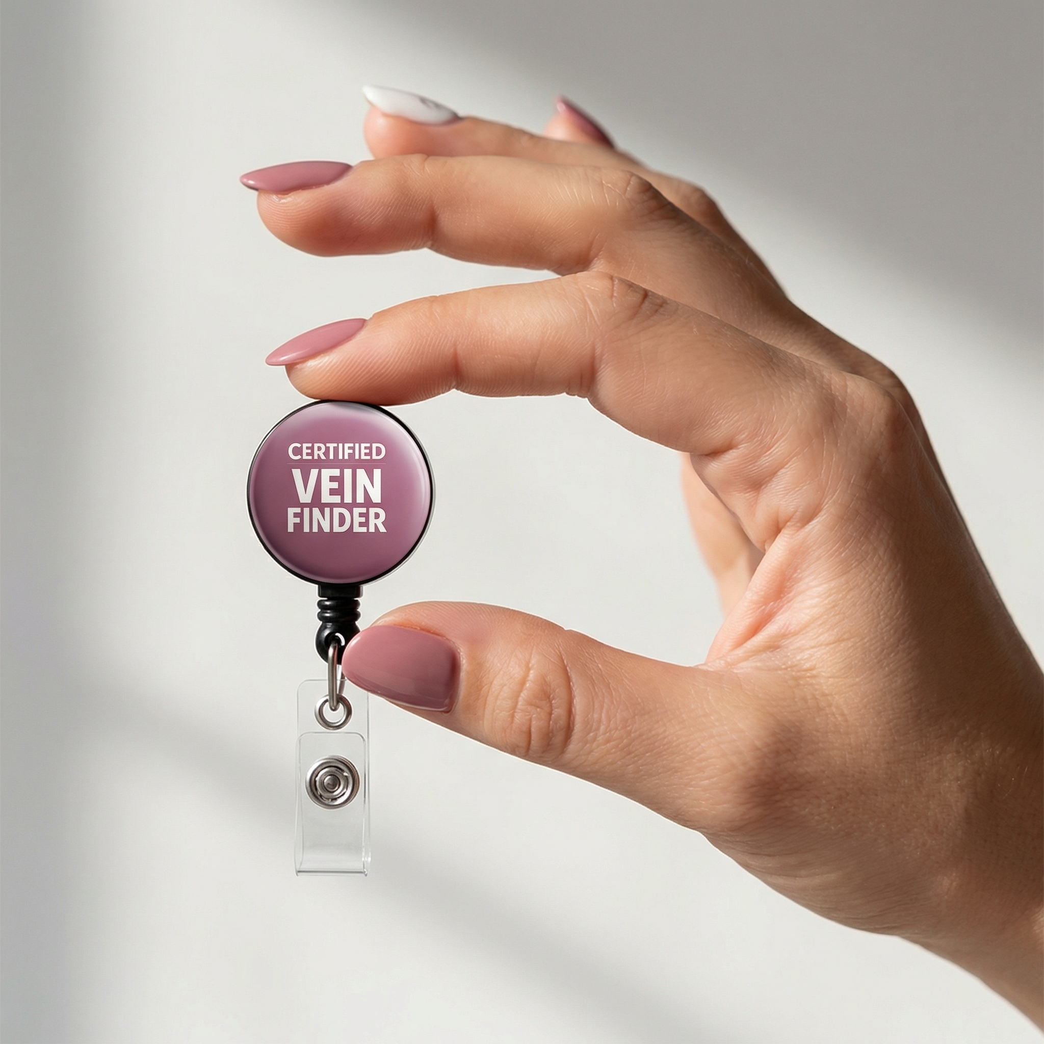 Certified Vein Finder Swapfinity Retractable ID Badge Reel - - Topperswap